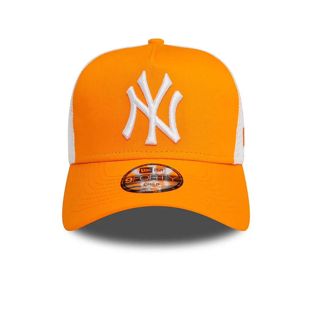 New Era New York Yankees League Essential Orange A-Frame Trucker sapka, gyerek Baseball sapka - Sportmania.hu