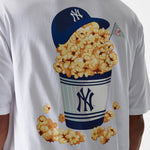 New York Yankees MLB Food Graphic White Oversized póló - Sportmania.hu