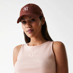 New York Yankees Womens MLB Rib Pastel Pink Rib Tank Top - Sportmania.hu