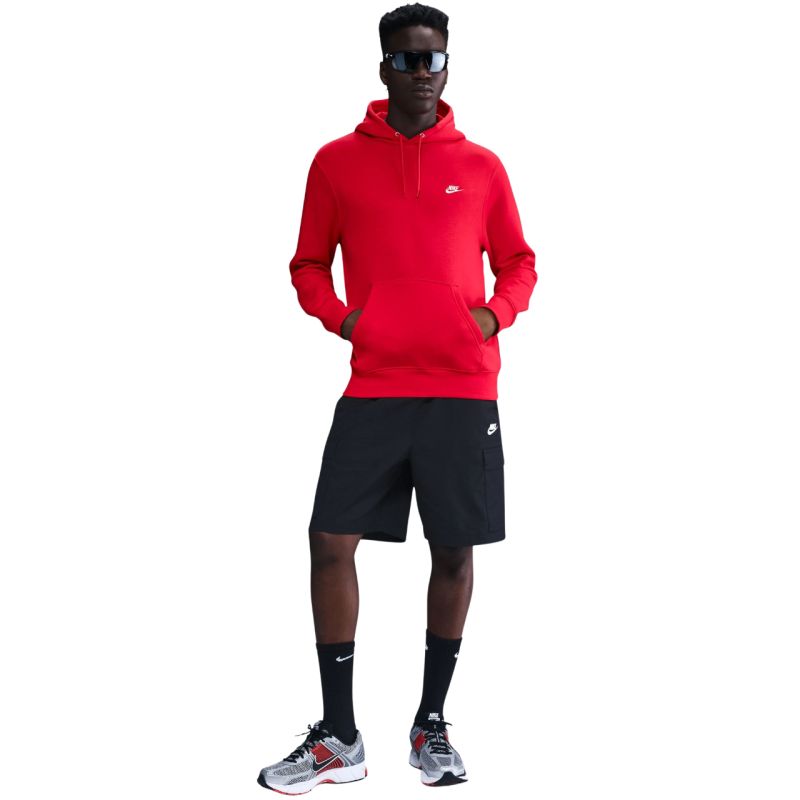 Nike Club BB men's sweatshirt red piros férfi pulóver
