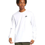 Nike Club Tee LS fehér férfi póló AR5193100