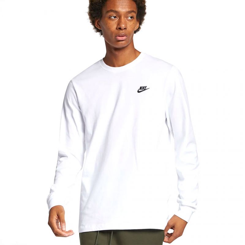 Nike Club Tee LS fehér férfi póló AR5193100