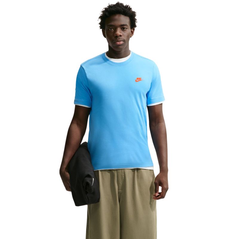 Nike Club Tee Men's Light kék férfi póló AR4997497