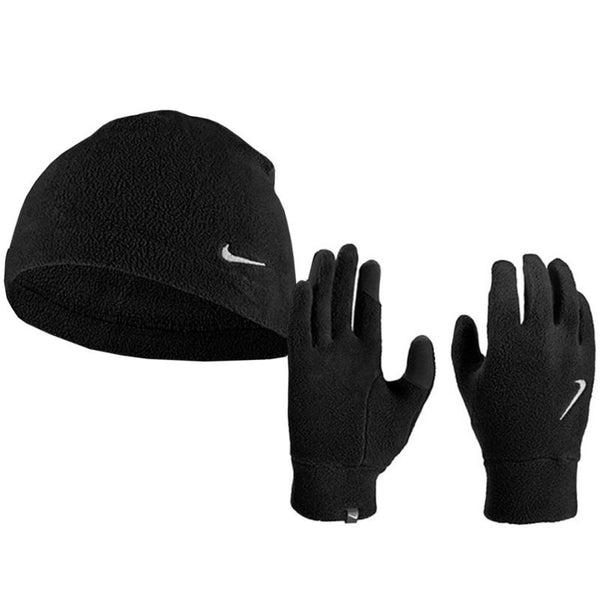 Nike Dri-Fit Fleece M gloves and hat N1002578082 Polár pulóver