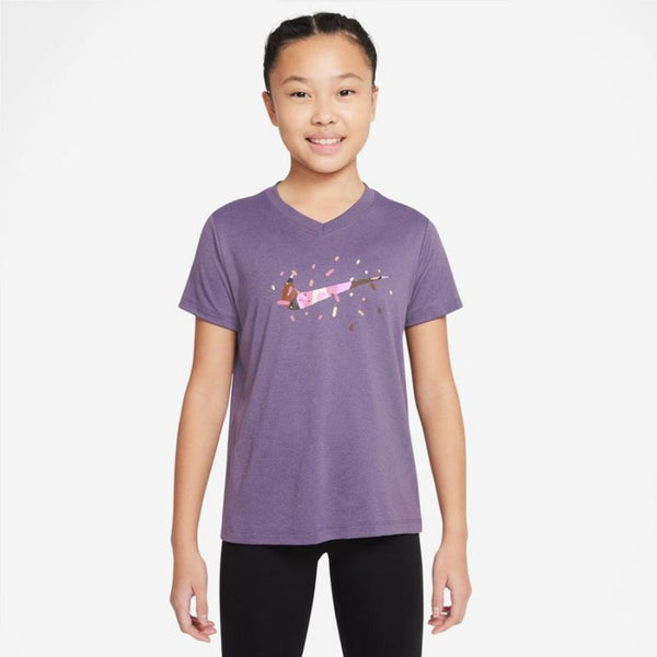 Nike Dri-Fit gyerek póló, lila Ruházat Póló