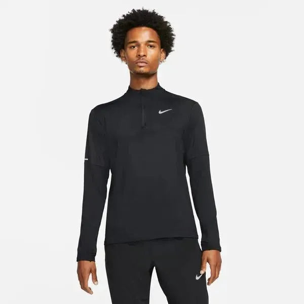 Nike Dri-FIT rövid cipzáras futófelső, férfi Hosszú ujjú Póló