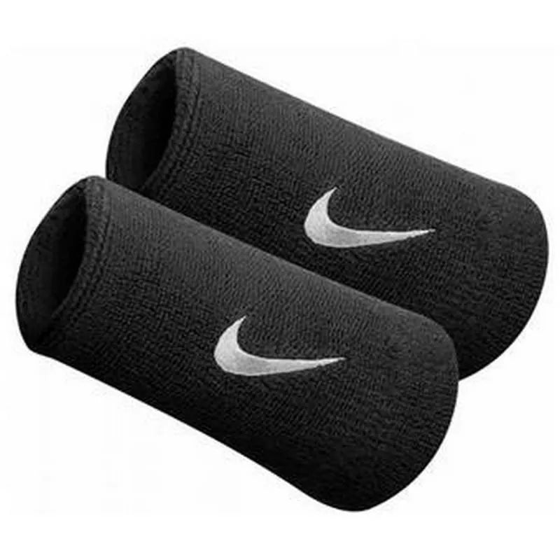 Nike EQ Swoosh Dupla Szélességű Csuklószorító - Fekete