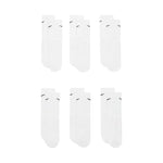 Nike Everyday Cush Crew Kids Socks 6 Pairs fehér zokni