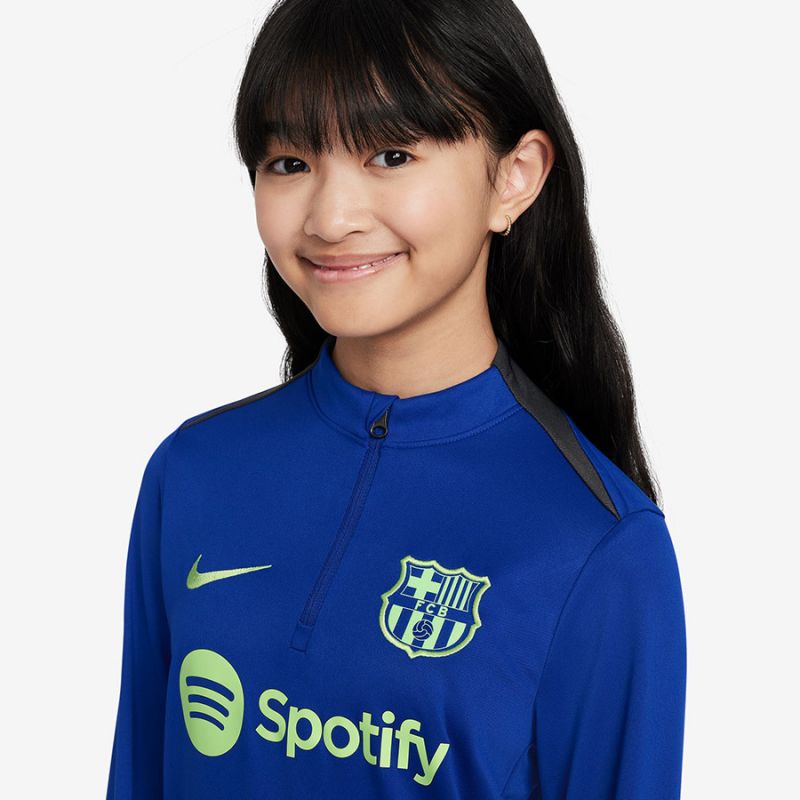 Nike FC Barcelona DF Academy Pro Drill Top Jr FQ2756-418 sweatshirt Pulóver - Sportmania.hu
