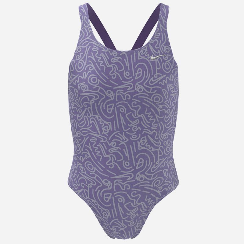 Nike Hydrastrong Multi Print Jr swimsuit NESSD045 582 Ruházat