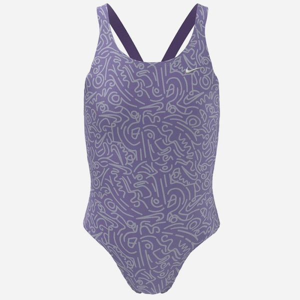 Nike Hydrastrong Multi Print Jr swimsuit NESSD045 582 Ruházat