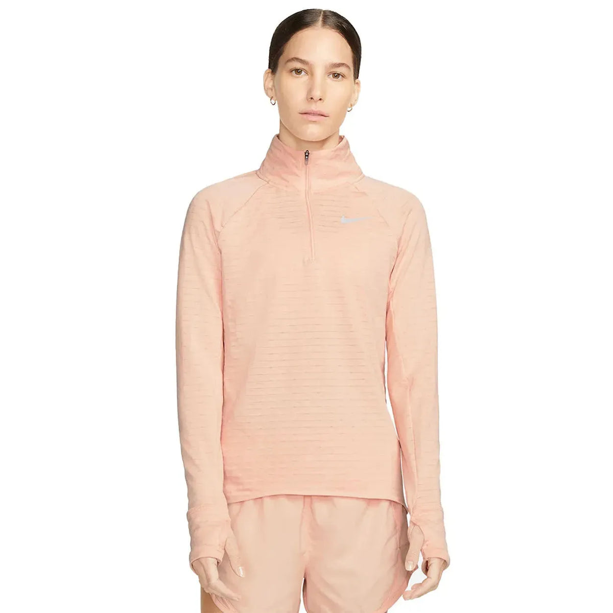 Nike_ Nike Therma-FIT Element-Women\'s 1/2-Zip Running Top Hosszú ujjú női Hosszú ujjú póló