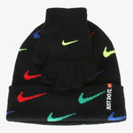 Nike Swoosh Repeat Beanie Set(Haddad)