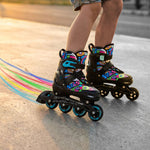 Nils Extreme 4in1 ROLLER SKATES WITH EXTENDED HOCKEY BLADES TINTY SIZE S(31-34) zöld görkorcsolya