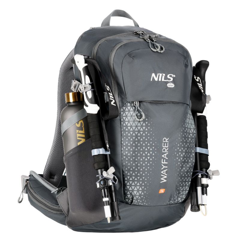 Nils Extreme Nc1925 Gray Wayfarer 35l Nils Camp Travel Backpack szürke hátizsák