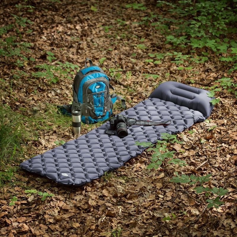 Nils Extreme Nils Camp NC4006 camping mat with pump - 5 cm 15-05-028 szürke unisex kabát