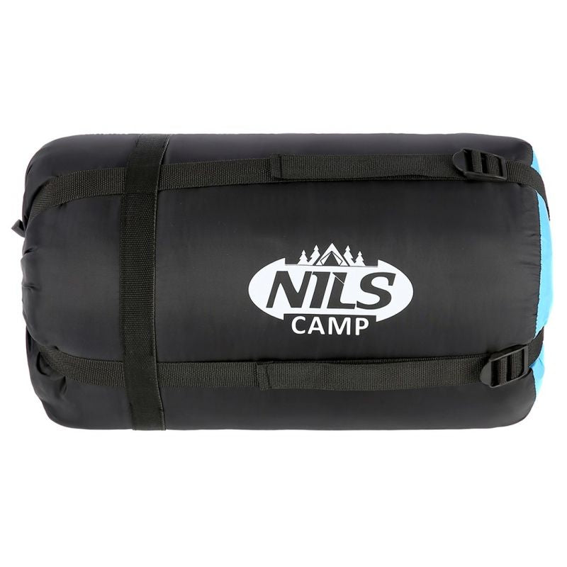 Nils Extreme NILS CAMP Sleeping Bag Black and kék hálózsák