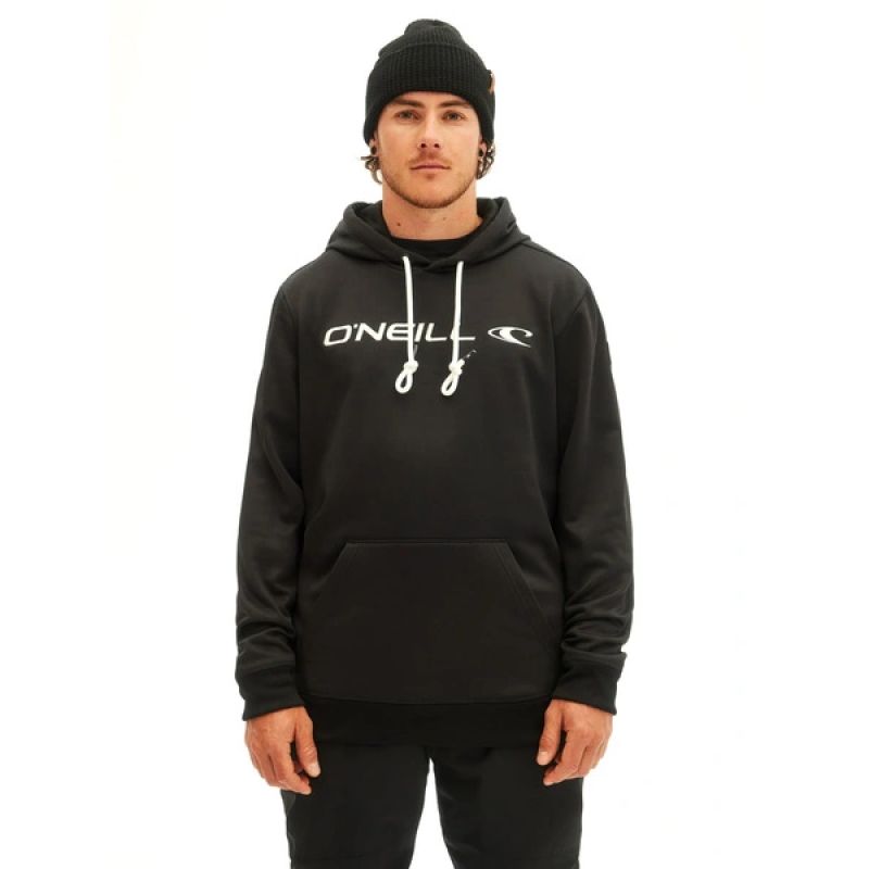 O'Neill men's hoodie kangaroo pocket Rutile black fashionable fekete férfi pulóver