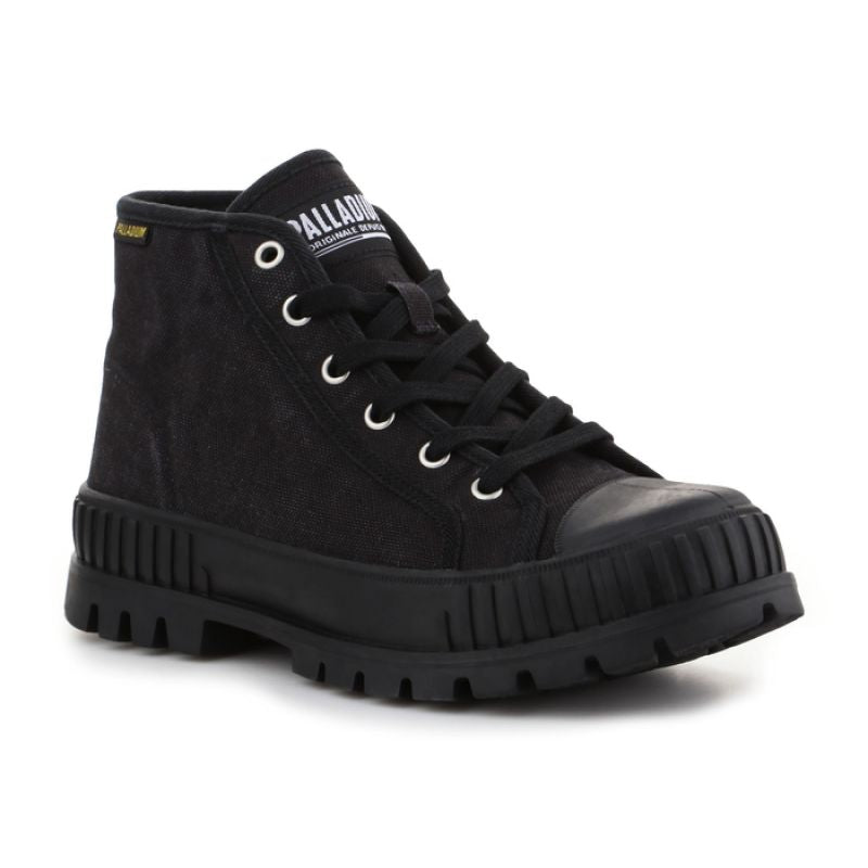 Palladium Pallashock Mid OG Black/Black U fekete cipő női