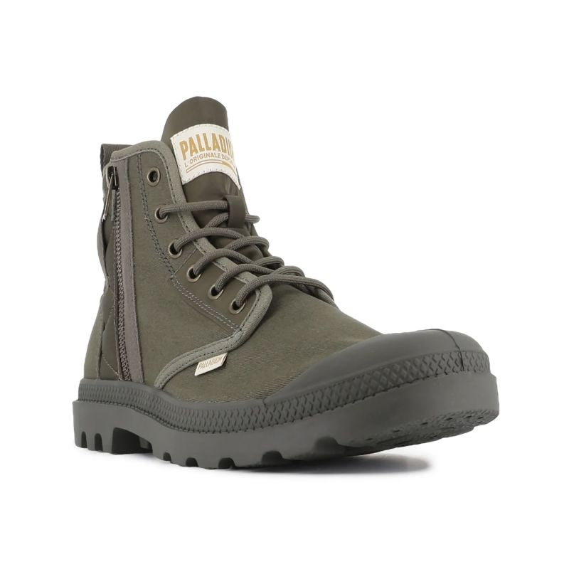 Palladium Pampa Detroit Zip 79500-325-M Olive Night 79500-325