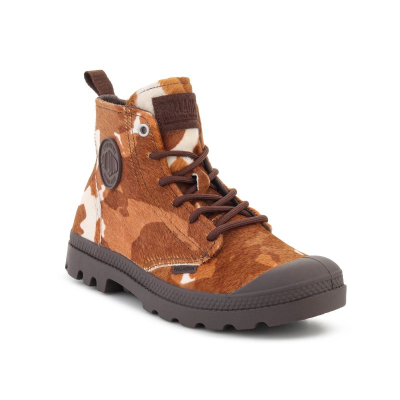 Palladium Pampa Hi Zip Pony Cow Print pulóver