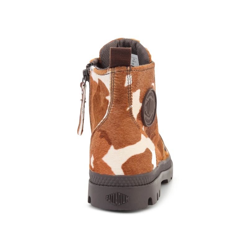 Palladium Pampa Hi Zip Pony Cow Print pulóver
