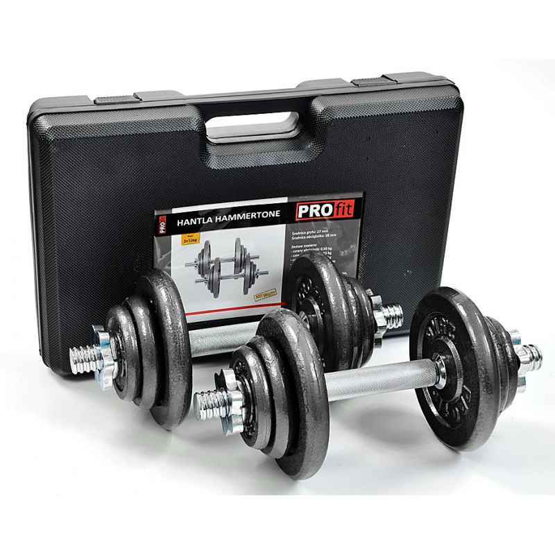 PROfit Cast Iron Dumbbells edzőfelszerelés DK4135
