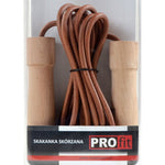 PROfit DROP leather skipping rope edzőfelszerelés DK1019