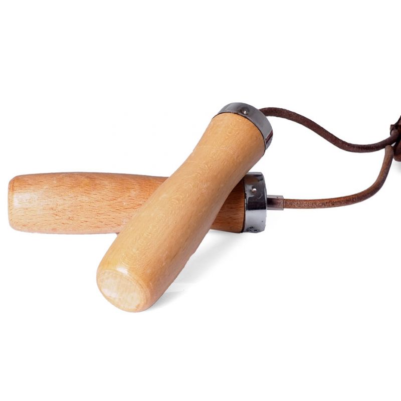 PROfit DROP leather skipping rope edzőfelszerelés DK1019