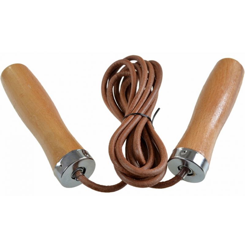 PROfit DROP leather skipping rope edzőfelszerelés DK1019