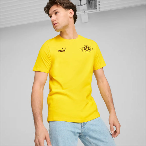 Puma BVB ftbl Culture Tee Faster Yellow Póló - Sportmania.hu