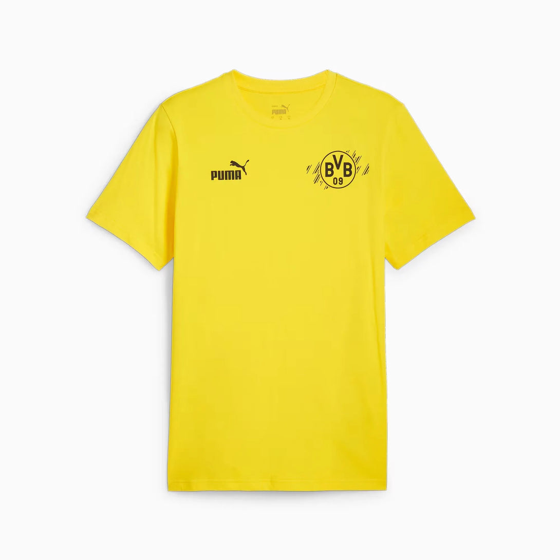 Puma BVB ftbl Culture Tee Faster Yellow Póló - Sportmania.hu