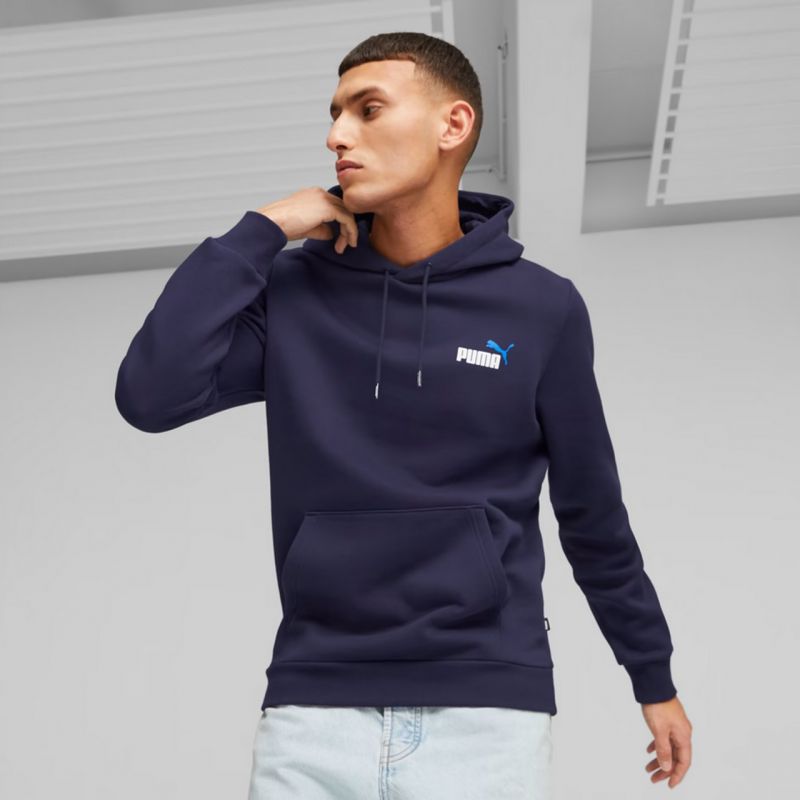 Puma ESS+ 2 Col Small Logo Hoodie FL M 674471 06 Kapucnis pulóver - Sportmania.hu