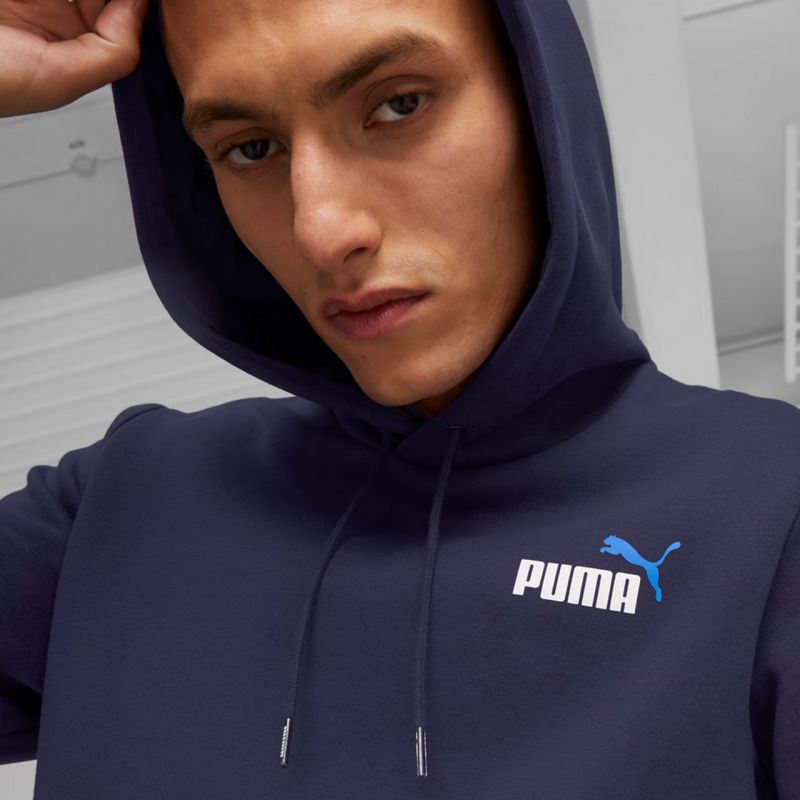 Puma ESS+ 2 Col Small Logo Hoodie FL M 674471 06 Kapucnis pulóver - Sportmania.hu