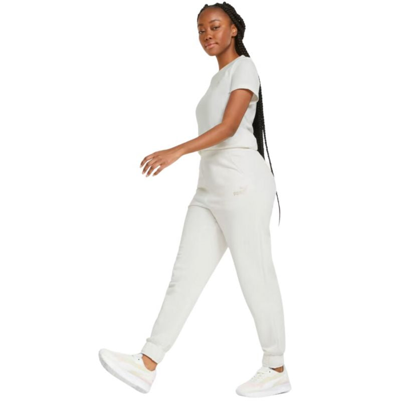 Puma ESS+ Embroidery High-Waist Pants FL W 670007 99 Nadrág