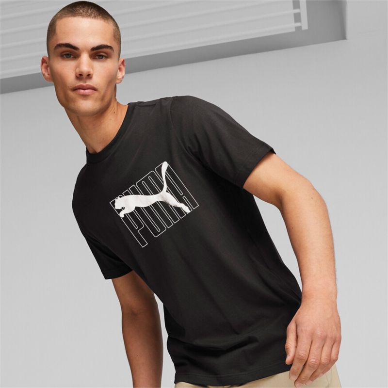 Puma ESS+ LOGO LAB Holiday Tee M 675922 01 Póló