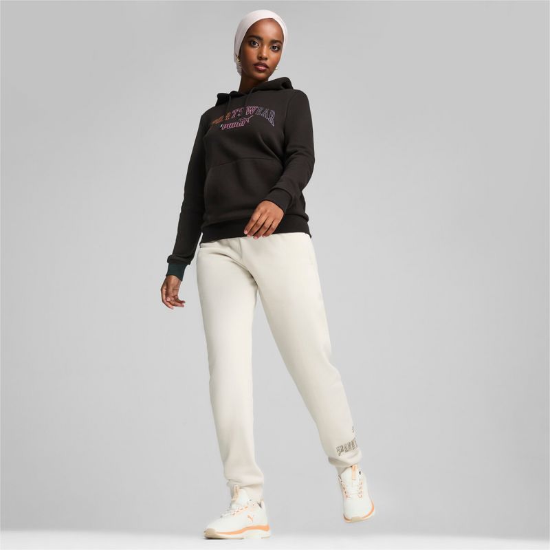 Puma Ess+ Logo LAB Hoodie FL W 682987 01 Kapucnis pulóver - Sportmania.hu