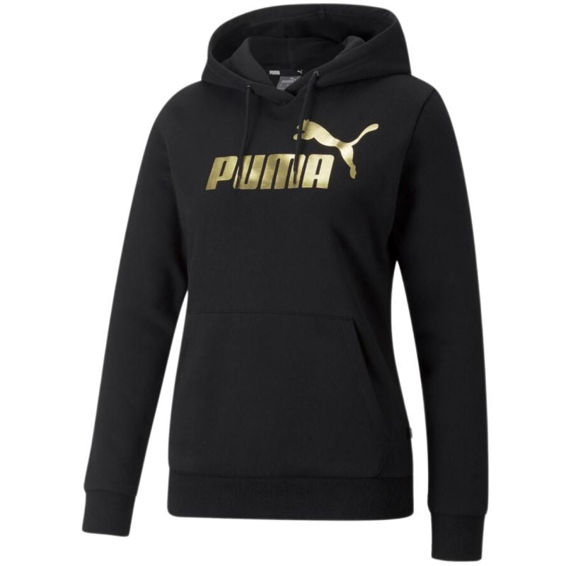 Puma ESS+ Metallic Logo Hoodie FL W 849958 01 Kapucnis pulóver - Sportmania.hu