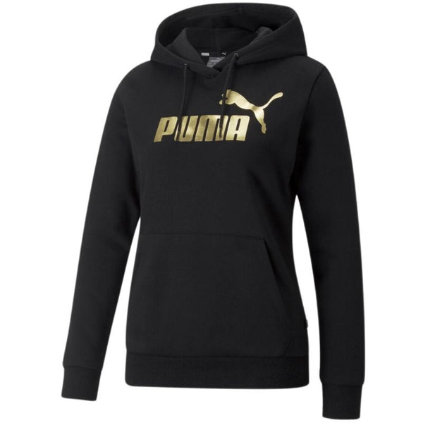 Puma ESS+ Metallic Logo Hoodie FL W 849958 01 Kapucnis pulóver - Sportmania.hu