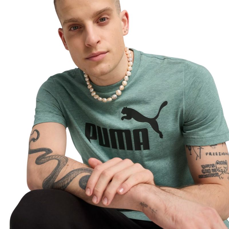 Puma Ess No.1 Logo Heathear Tee M 682551 30 Póló