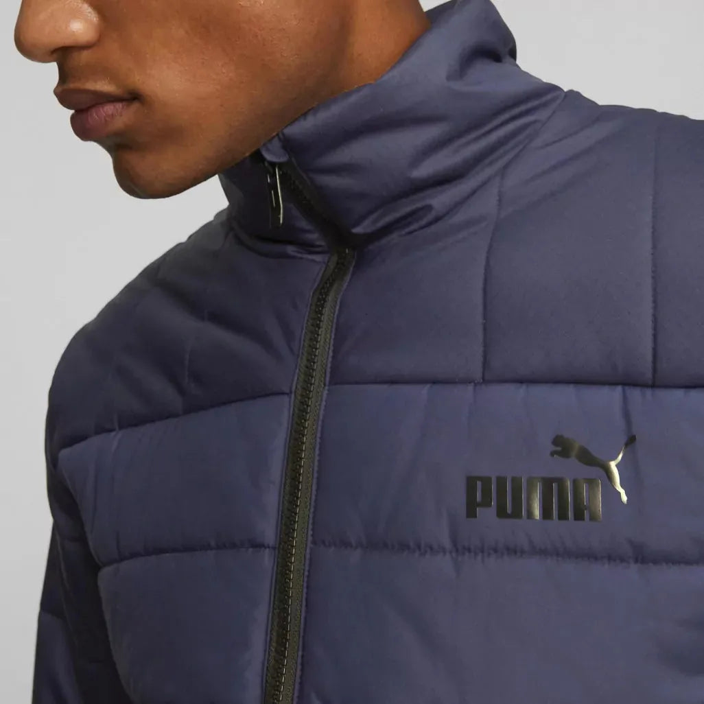 Puma ESS+ Padded Jacket Peacoat Kabát - Sportmania.hu