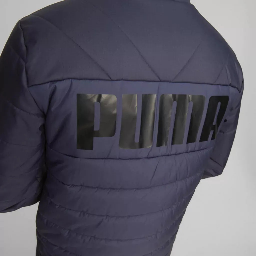 Puma ESS+ Padded Jacket Peacoat Kabát - Sportmania.hu
