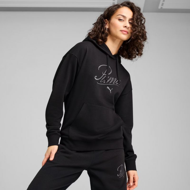 Puma Ess Script Comfort Hoodie W 684983 01 Kapucnis pulóver - Sportmania.hu