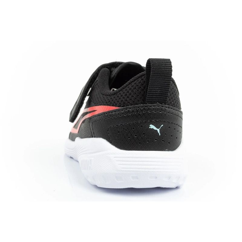 Puma Kids' All-Day Sports Sneakers with Hook-and-Loop Fastener, and Comfortable gyerek utcai cipő, fekete
