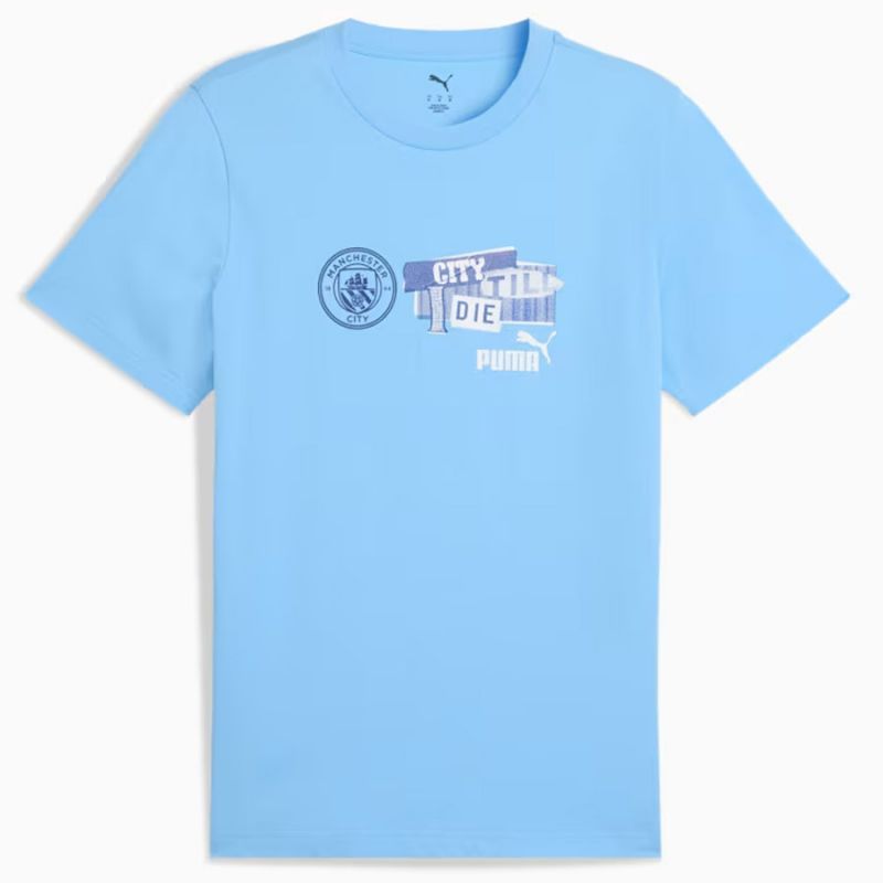 Puma Manchester City ftbNGRY Tee M 779119-39 Póló - Sportmania.hu