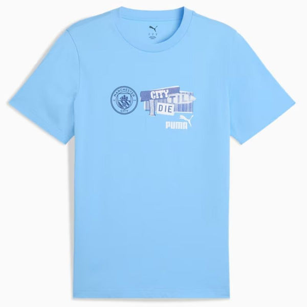 Puma Manchester City ftbNGRY Tee M 779119-39 Póló - Sportmania.hu