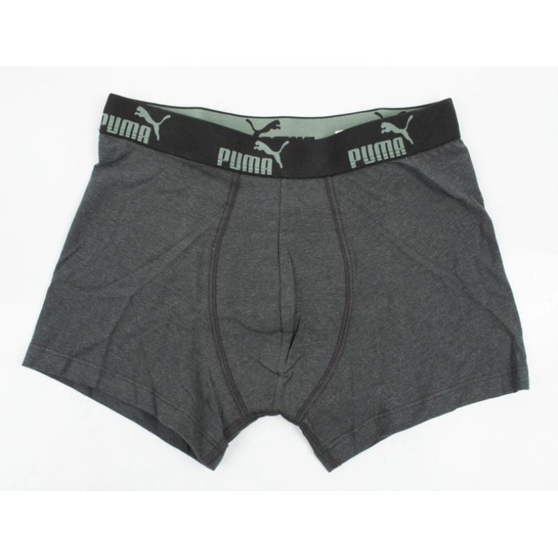 Puma Men's Boxer Briefs 9-Pack Black Gray Comfortable Cotton khaki férfi alsónemű