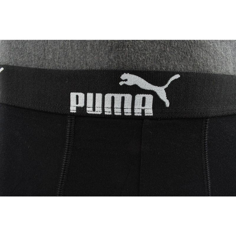 Puma Men's Boxer Briefs 9-Pack Black Gray Comfortable Cotton khaki férfi alsónemű