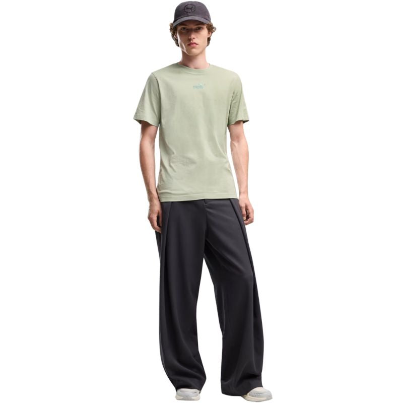 Puma Men's ESS Small No.1 Logo Centered Tee Light 692912 zöld férfi póló