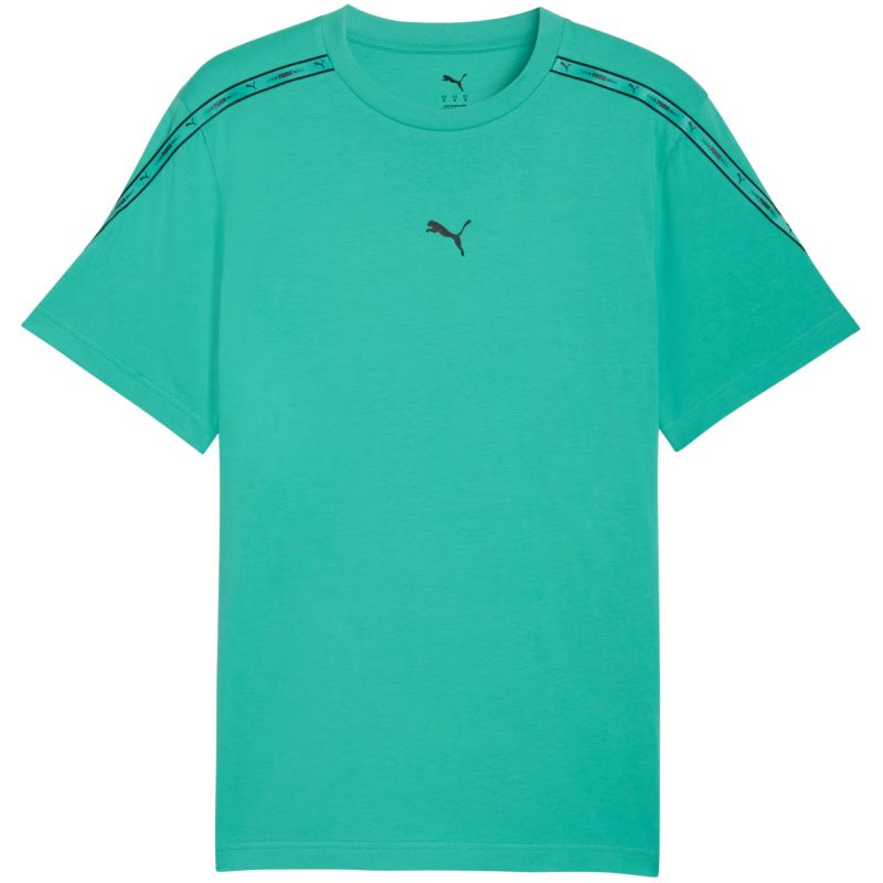 Men's Puma Tape Tee green 691693 zöld férfi póló